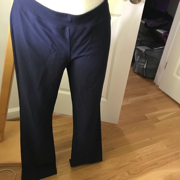 Eileen Fisher pants, navy - Picture 2 of 9